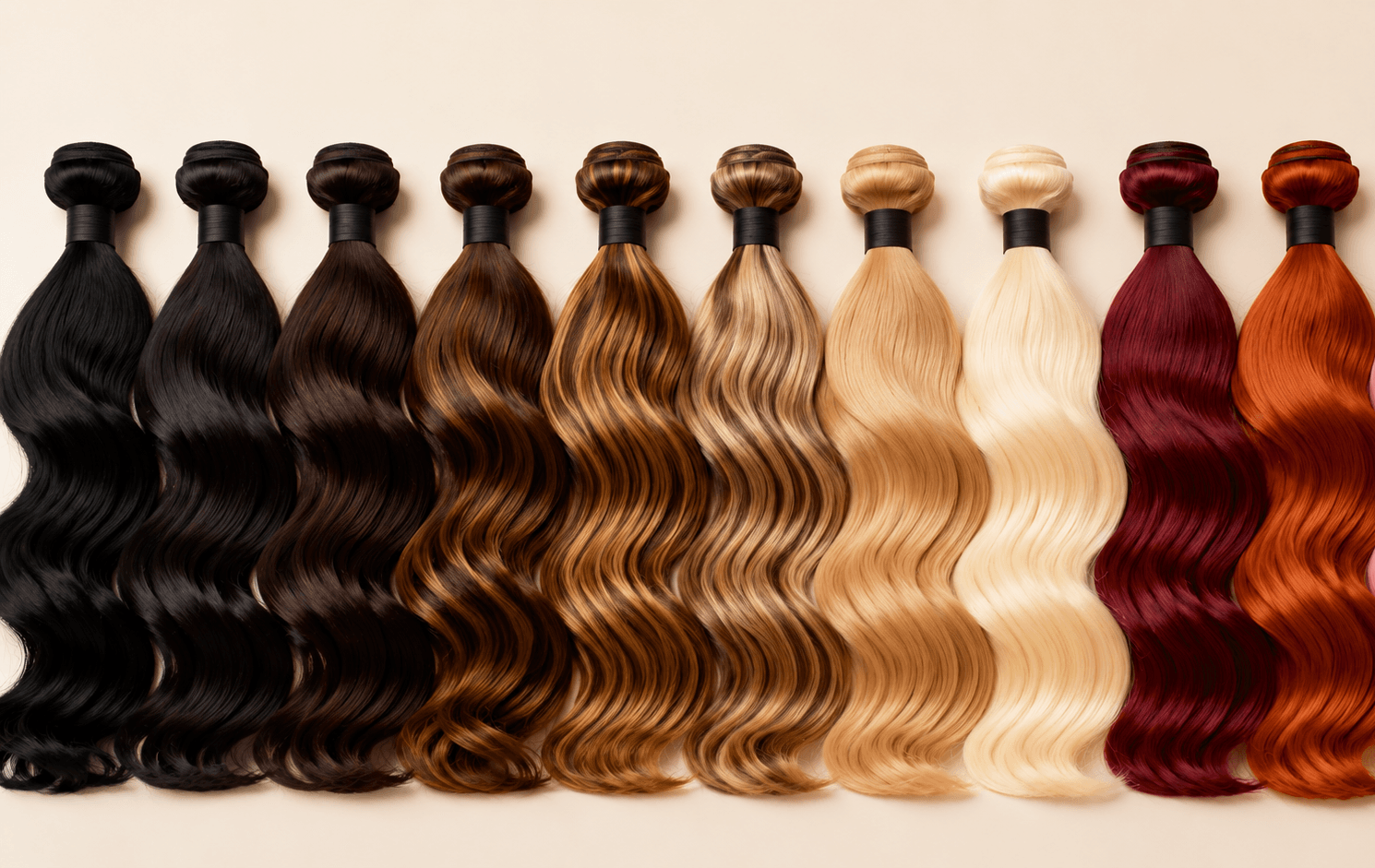 Hair extension shades row cropped